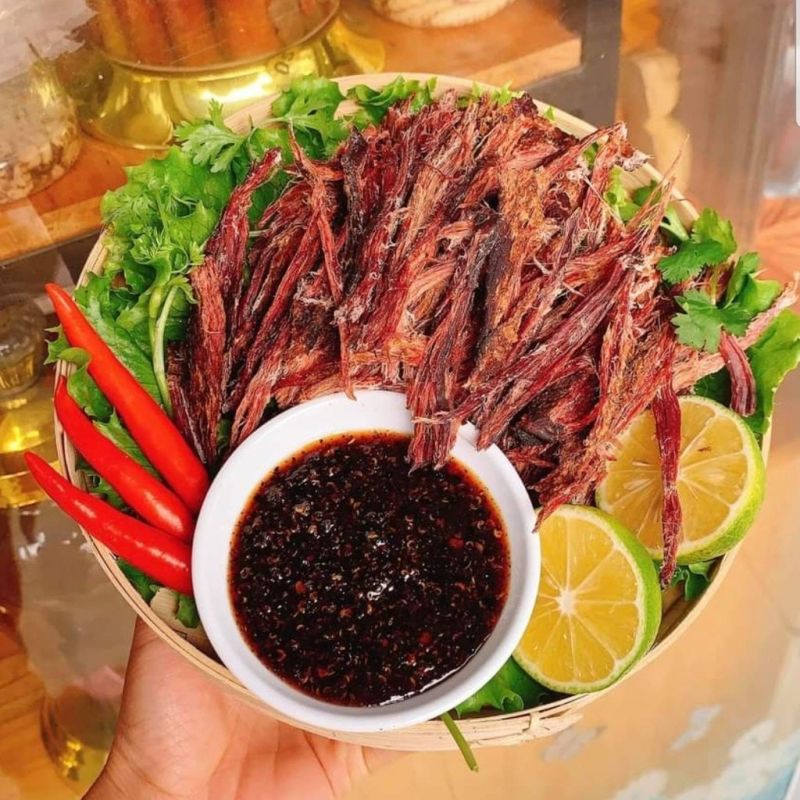 Thịt trâu gác bếp