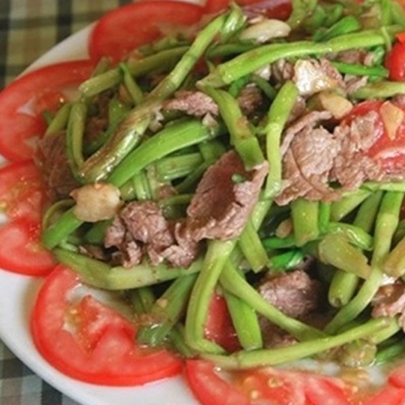 Thịt trâu xào rau cần