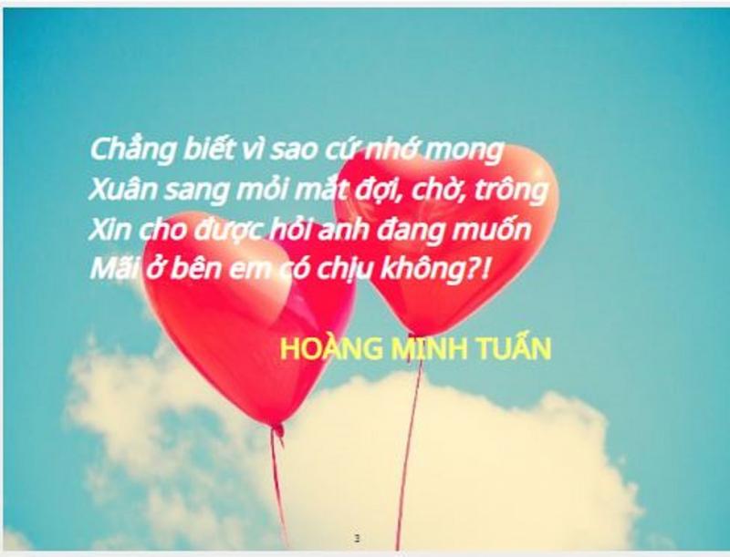 Thơ Hoàng Minh Tuấn