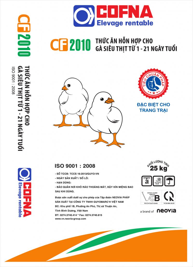 Thức ăn gia cầm Cofna