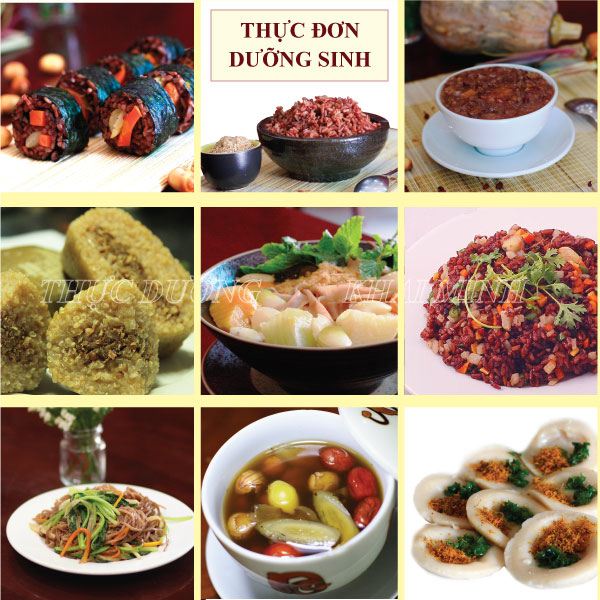 Thực đơn dưỡng sinh tại Khai Minh