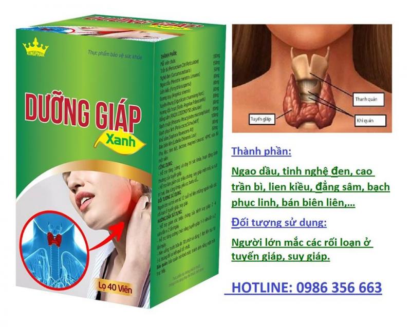 Dưỡng Giáp Xanh Kingphar