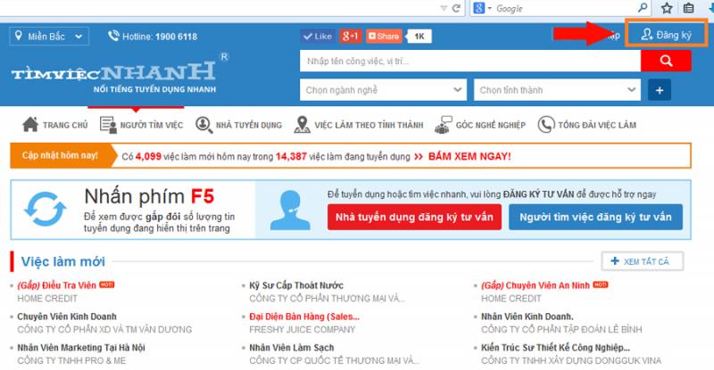 Tìm việc nhanh