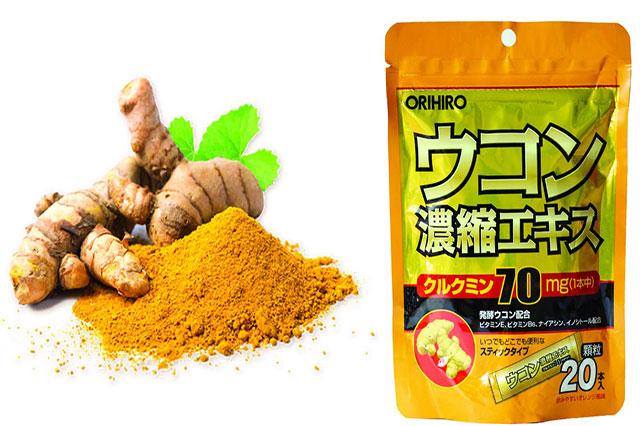 Tinh bột nghệ giải rượu Orihiro