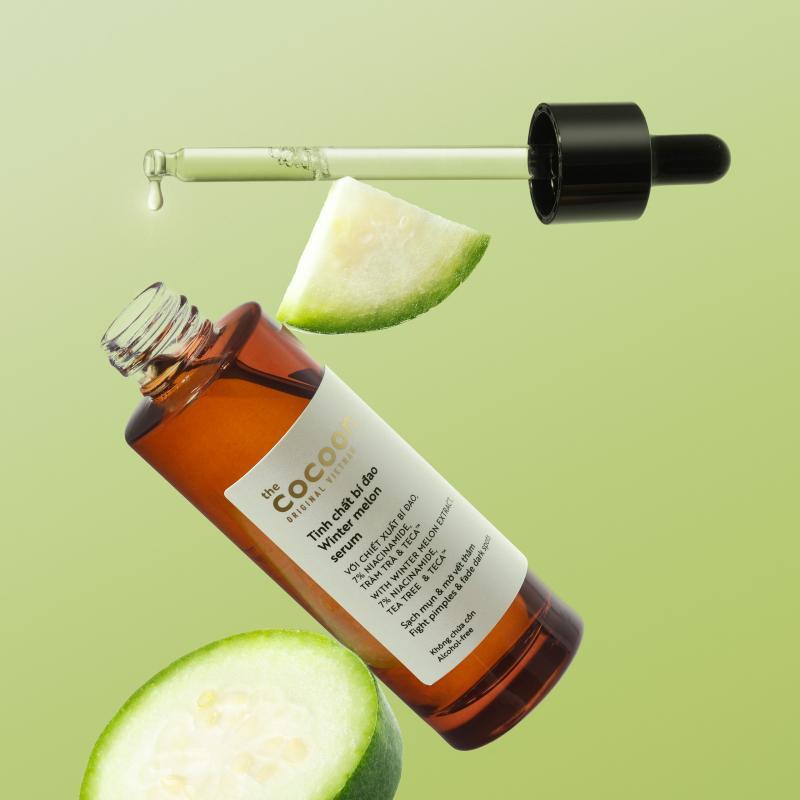 Tinh chất bí đao Cocoon Winter Melon serum sạch mụn và mờ thâm