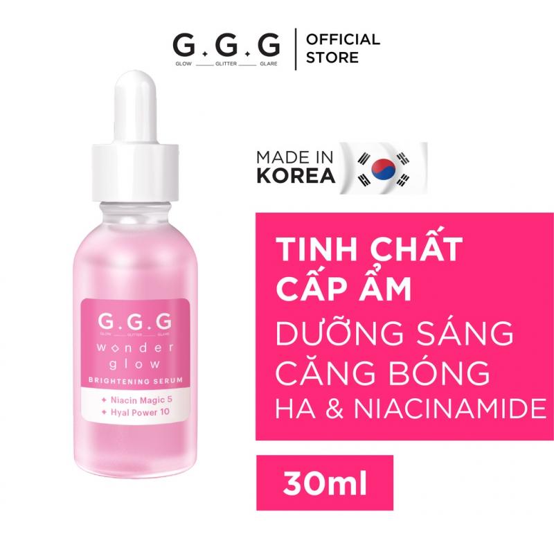 Tinh chất cấp ẩm, dưỡng sáng, căng bóng da, HA và Niacinamide GGG Wonder Glow Brightening Serum