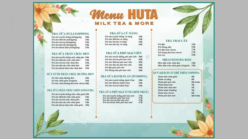 Trà sữa Huta