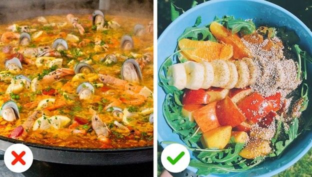 Tránh bữa trưa giàu protein