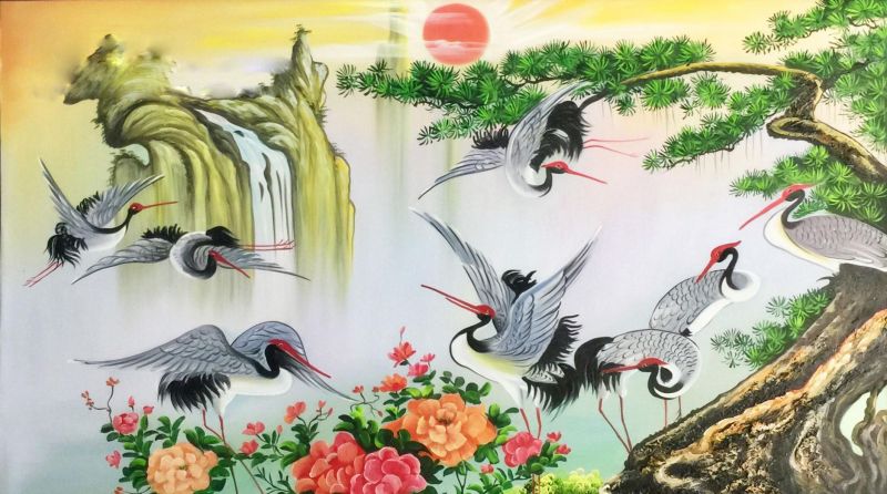 Tranh tùng hạc diên niên