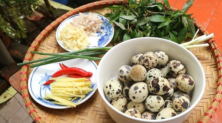 Trứng cút lộn rim nước mắm