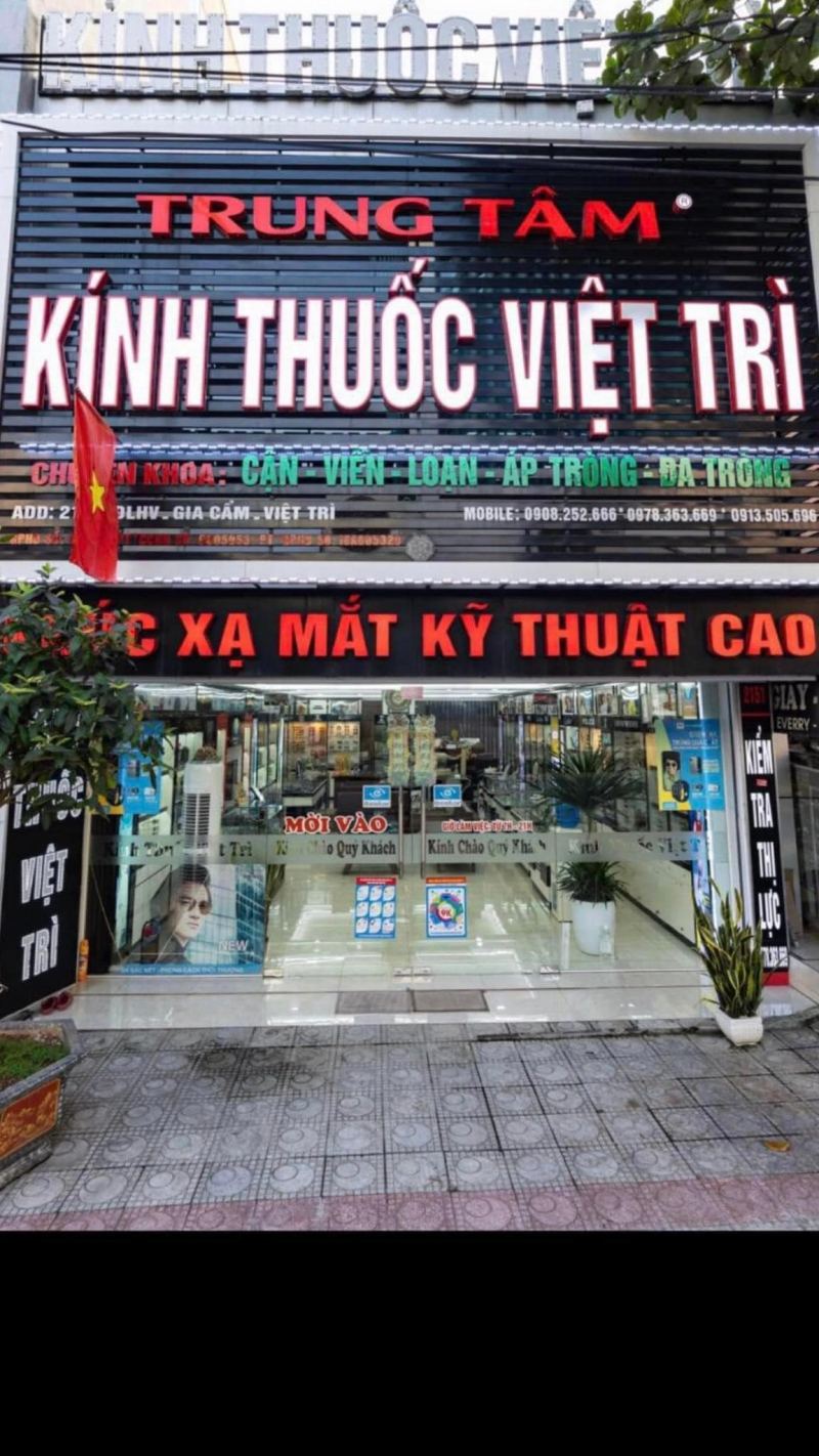 Trung tâm kính thuốc Việt Trì