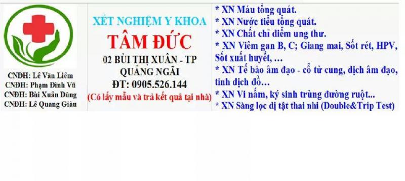 Trung tâm Xét nghiệm Y khoa TÂM ĐỨC