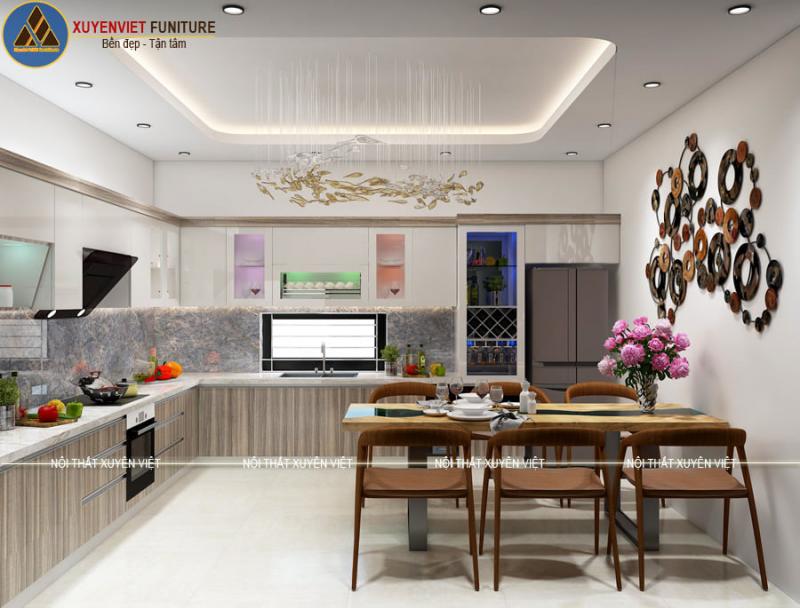 Tủ bếp nhựa Xuyên Việt