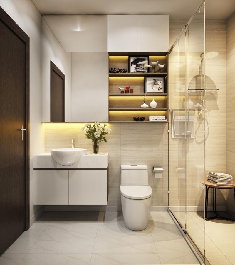 Tủ quần áo trong phòng tắm