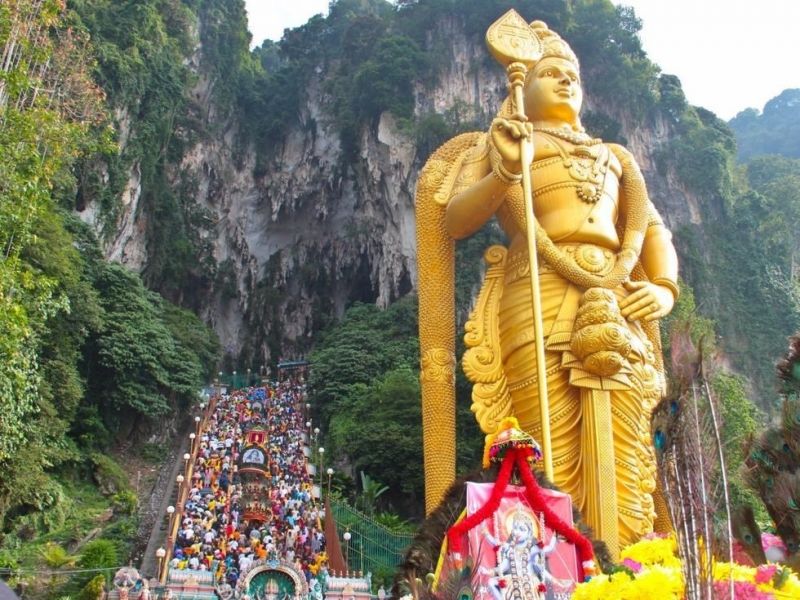 Tượng thần Murugan, Malaysia