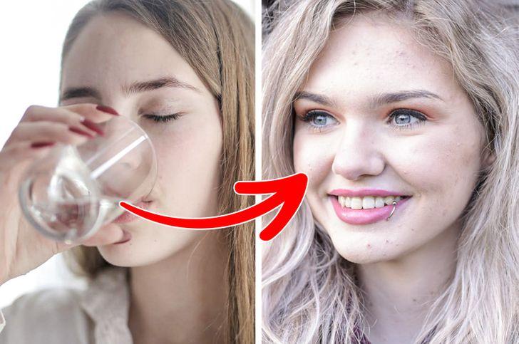 Uống nước ấm làm sáng làn da của bạn