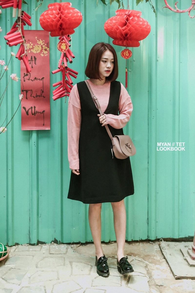 Bộ trang phục rất phù hợp cho dịp xuống phố.