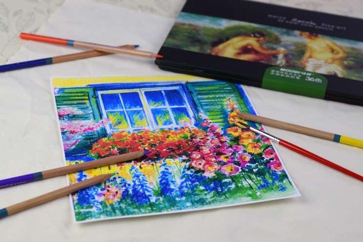 Vẽ chì, màu nước