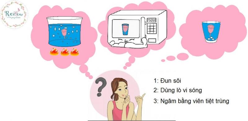 Vệ sinh cốc nguyệt san thực sự dễ dàng