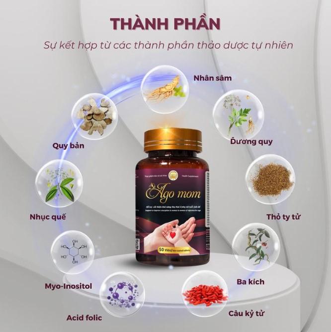 Viên bổ trứng Ago Mom