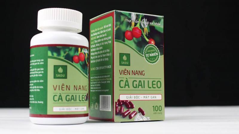 Hộp viên nang cà gai leo sadu