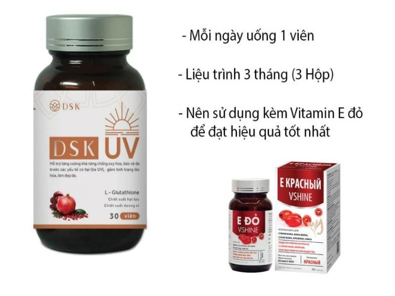 Viên uống chống nắng DSK UV