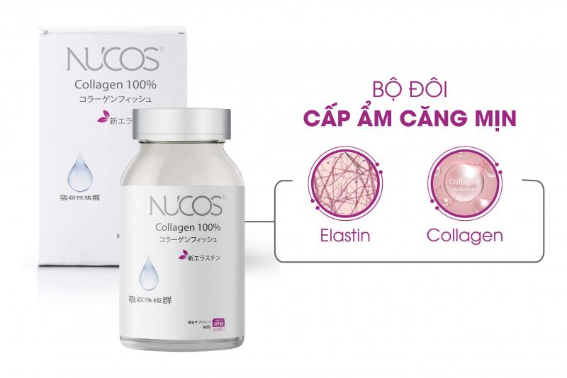 Viên uống collagen cấp ẩm Nucos Collagen 100%