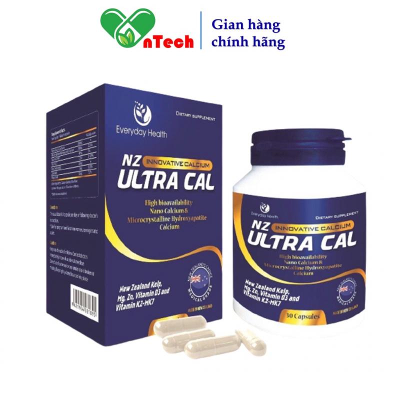 Viên uống Everyday Health NZ - Ultra Cal bổ sung canxi hữu cơ cho phụ nữ mang thai và người thiếu canxi hộp 30 viên