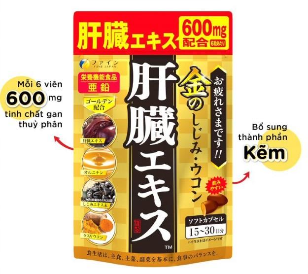 Viên uống giải rượu bia Nhật Bản Fine Japan