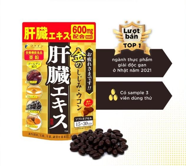 Viên uống giải rượu bia Nhật Bản Fine Japan