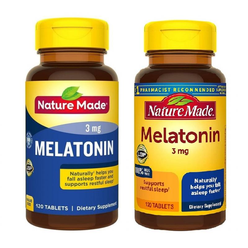 Viên uống hỗ trợ giấc ngủ Nature Made Melatonin 3mg
