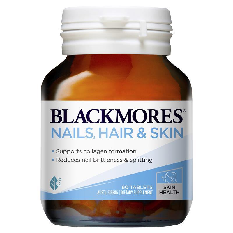 Viên uống đẹp da, móng và tóc - Blackmores Nails, Hair & Skin Úc
