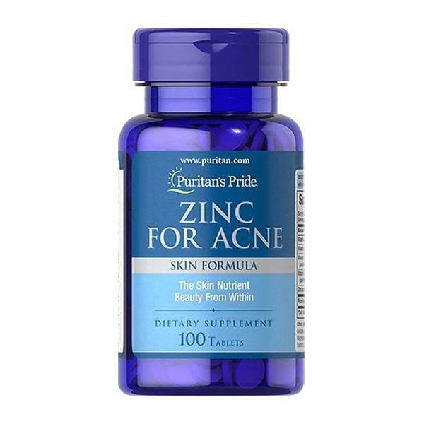 Viên uống Zinc For Acne Puritan's Pride