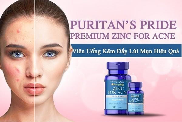 Viên uống Zinc For Acne Puritan's Pride