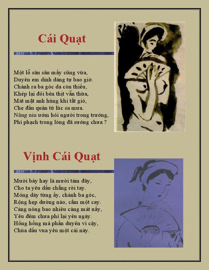 Vịnh cái quạt