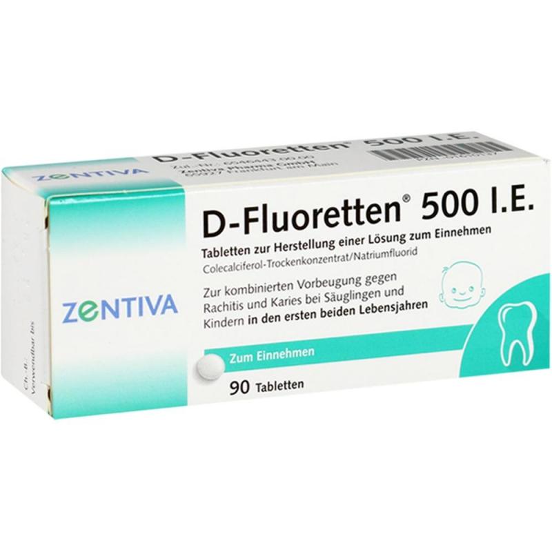 Vitamin D-Fluoretten 500 IE