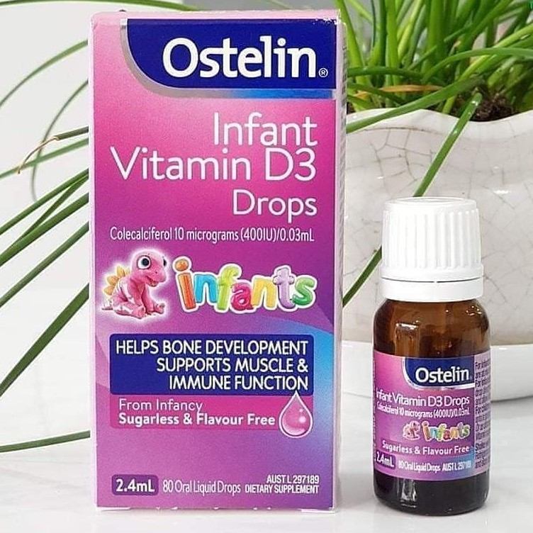 Vitamin D3 Ostelin Infant 400IU