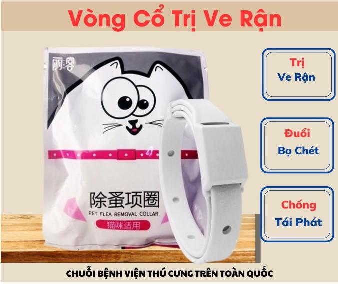 Vòng cổ cho chó mèo trị rận ve chó Pet Flea Removal Collar