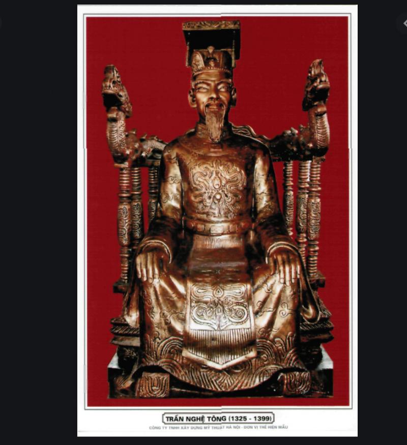 Vua Trần Nghệ Tông (1321 - 1394): 74 tuổi