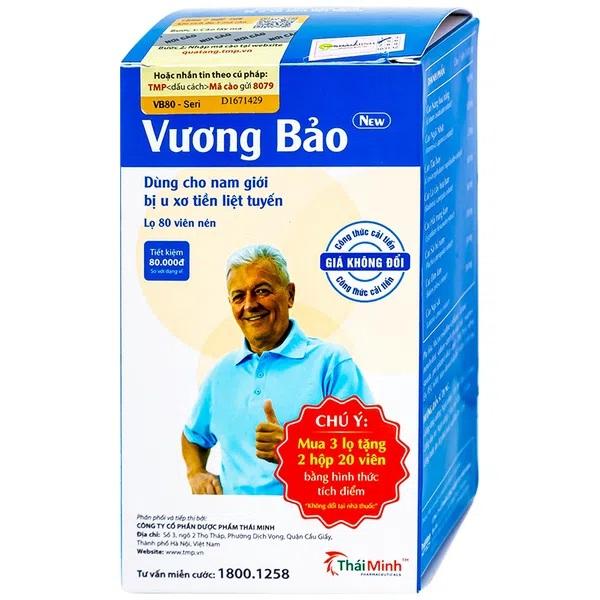 Vương Bảo – Hỗ trợ trị u xơ tiền liệt tuyến