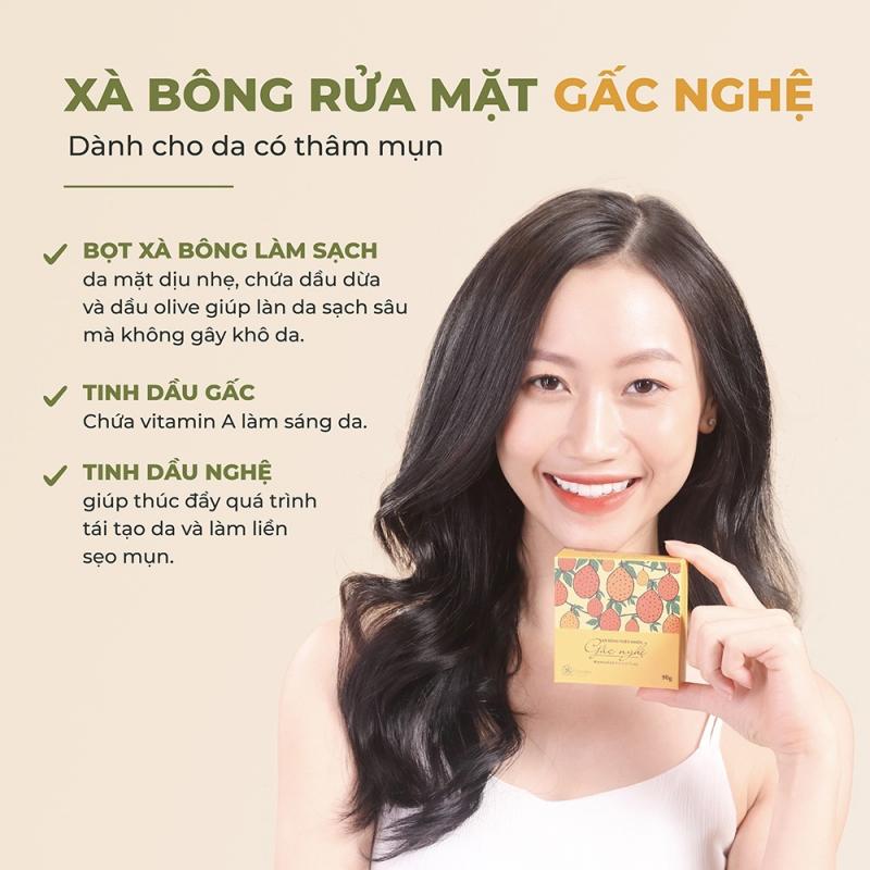 Xà bông gấc nghệ Cỏ Mềm
