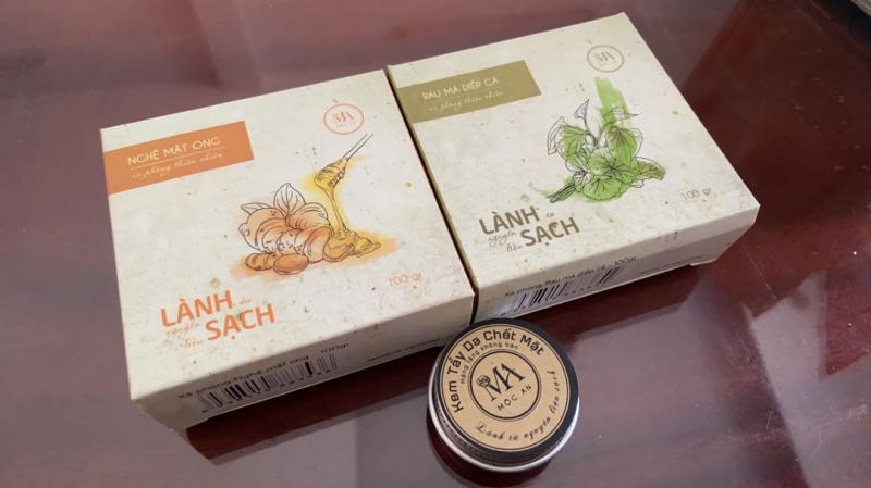 Xà Bông Thiên Nhiên Mộc An Nghệ Mật Ong Chăm Sóc Face & Body- Giảm Mụn Thâm, Dưỡng Da Sáng Mịn 100g