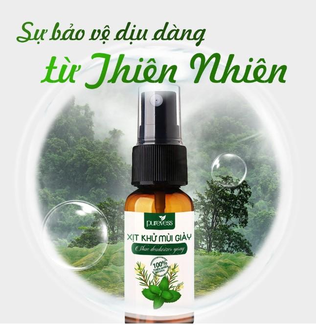 Xịt khử mùi giày Purevess