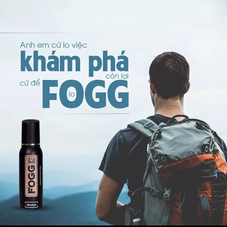 Xịt toàn thân hương nước hoa FOGG Absolute