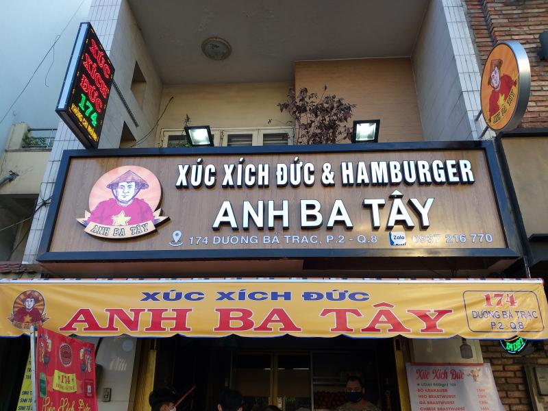 Xúc xích Đức - Anh Ba Tây